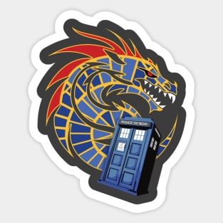 Dragon Carpet Con Whovian Sticker